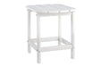 Sundown Treasure White End Table - P011-703 - Gate Furniture