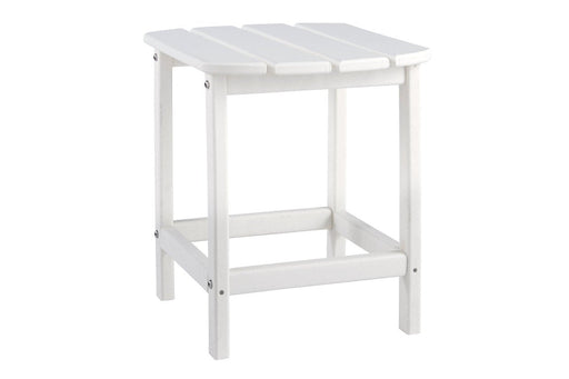 Sundown Treasure White End Table - P011-703 - Gate Furniture