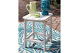 Sundown Treasure White End Table - P011-703 - Gate Furniture