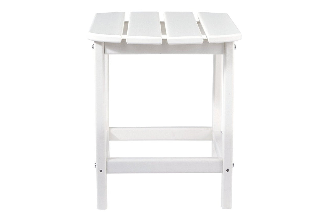 Sundown Treasure White End Table - P011-703 - Gate Furniture