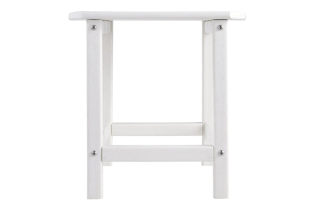 Sundown Treasure White End Table - P011-703 - Gate Furniture