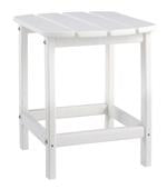 Sundown Treasure White End Table - P011-703 - Gate Furniture