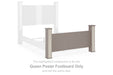 Surancha Queen Poster Footboard - B1145-64
