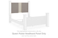 Surancha Queen Poster Headboard Panel - B1145-67