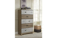 Sweed Valley Natural/Black Pouf - A1000422 - Gate Furniture