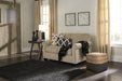 Sweed Valley Natural/Black Pouf - A1000422 - Gate Furniture