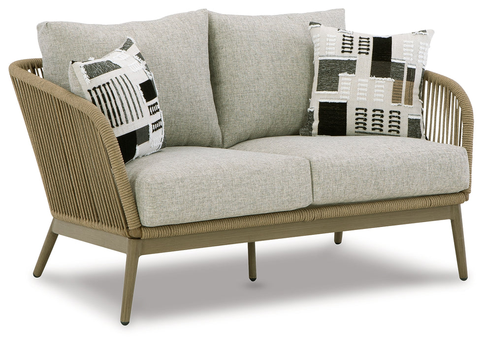 SWISS VALLEY Outdoor Loveseat with Cushion - P390-835