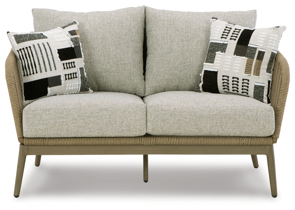 SWISS VALLEY Outdoor Loveseat with Cushion - P390-835