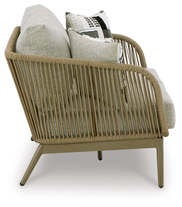 SWISS VALLEY Outdoor Loveseat with Cushion - P390-835