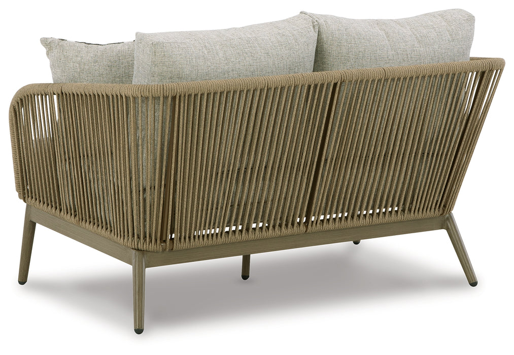 SWISS VALLEY Outdoor Loveseat with Cushion - P390-835
