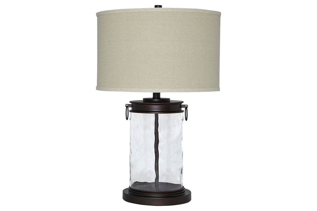 Tailynn Clear/Bronze Finish Table Lamp - L430324 - Gate Furniture