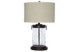 Tailynn Clear/Bronze Finish Table Lamp - L430324 - Gate Furniture