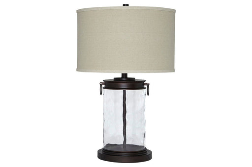 Tailynn Clear/Bronze Finish Table Lamp - L430324 - Gate Furniture