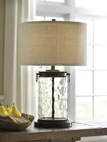 Tailynn Clear/Bronze Finish Table Lamp - L430324 - Gate Furniture