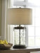 Tailynn Clear/Bronze Finish Table Lamp - L430324 - Gate Furniture