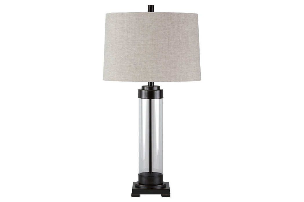 Talar Clear/Bronze Finish Table Lamp - L430164 - Gate Furniture