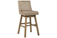 Tallenger Beige Bar Height Bar Stool (Set of 2) - D380-530 - Gate Furniture