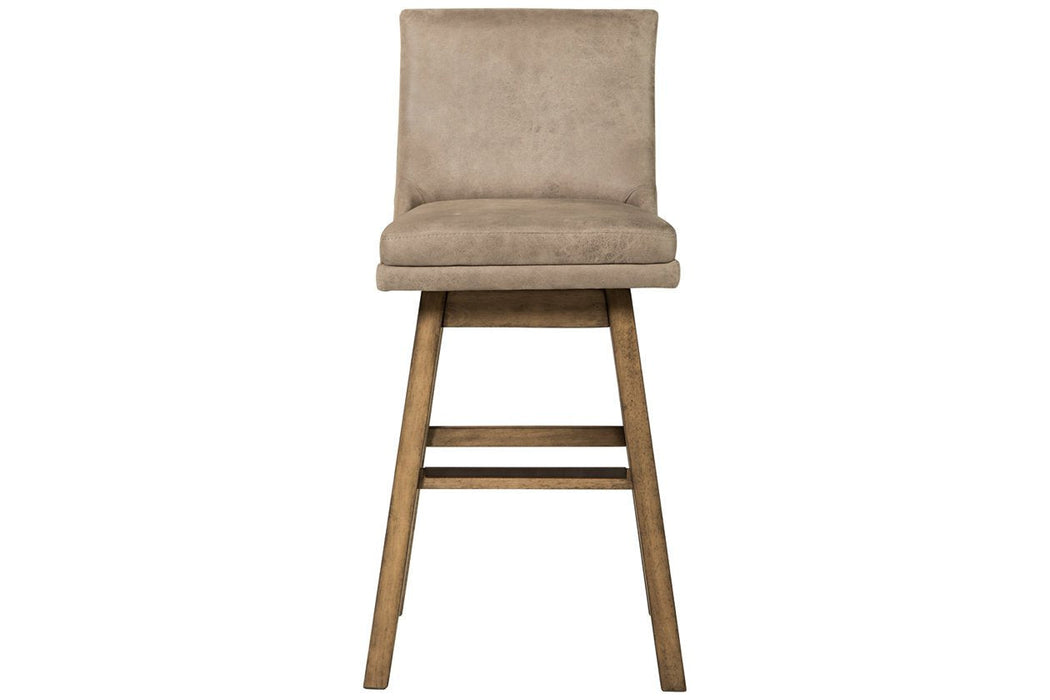 Tallenger Beige Bar Height Bar Stool (Set of 2) - D380-530 - Gate Furniture