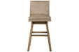 Tallenger Beige Bar Height Bar Stool (Set of 2) - D380-530 - Gate Furniture