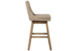 Tallenger Beige Bar Height Bar Stool (Set of 2) - D380-530 - Gate Furniture