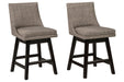 Tallenger Light Gray Counter Height Bar Stool (Set of 2) - D380-424 - Gate Furniture