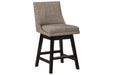 Tallenger Light Gray Counter Height Bar Stool (Set of 2) - D380-424 - Gate Furniture