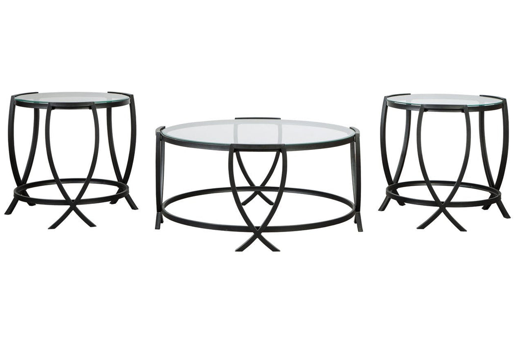 Tarrin Black Table (Set of 3) - T115-13 - Gate Furniture