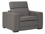 Texline Gray Power Recliner - U5960313 - Gate Furniture