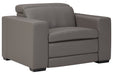 Texline Gray Power Recliner - U5960313 - Gate Furniture