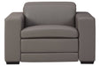 Texline Gray Power Recliner - U5960313 - Gate Furniture