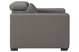Texline Gray Power Recliner - U5960313 - Gate Furniture