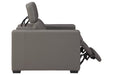 Texline Gray Power Recliner - U5960313 - Gate Furniture