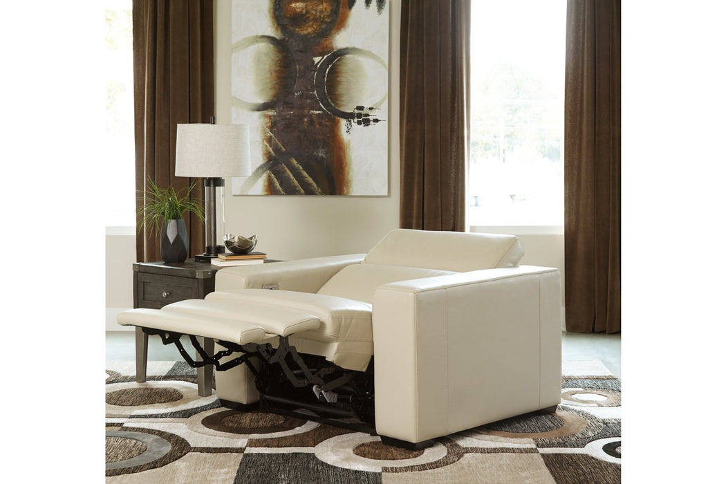 Texline Sand Power Recliner - U5960413 - Gate Furniture