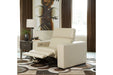 Texline Sand Power Recliner - U5960413 - Gate Furniture