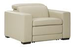 Texline Sand Power Recliner - U5960413 - Gate Furniture