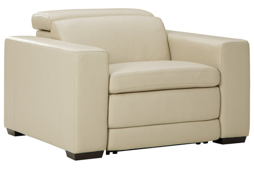 Texline Sand Power Recliner - U5960413 - Gate Furniture