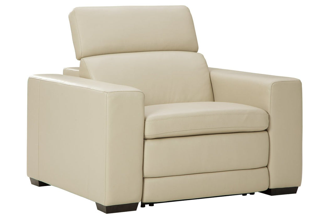 Texline Sand Power Recliner - U5960413 - Gate Furniture