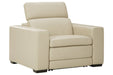 Texline Sand Power Recliner - U5960413 - Gate Furniture