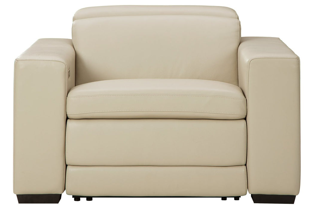 Texline Sand Power Recliner - U5960413 - Gate Furniture
