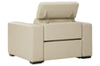 Texline Sand Power Recliner - U5960413 - Gate Furniture