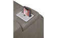 The Man-Den Gray Power Recliner - U8530513 - Gate Furniture