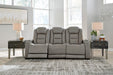 The Man-Den Gray Power Reclining Sofa - U8530515 - Gate Furniture