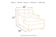 Tibbee Slate Chaise - 9910115 - Gate Furniture