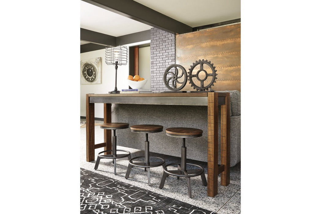 Torjin Brown/Gray Counter Height Stool (Set of 2) - D440-024 - Gate Furniture