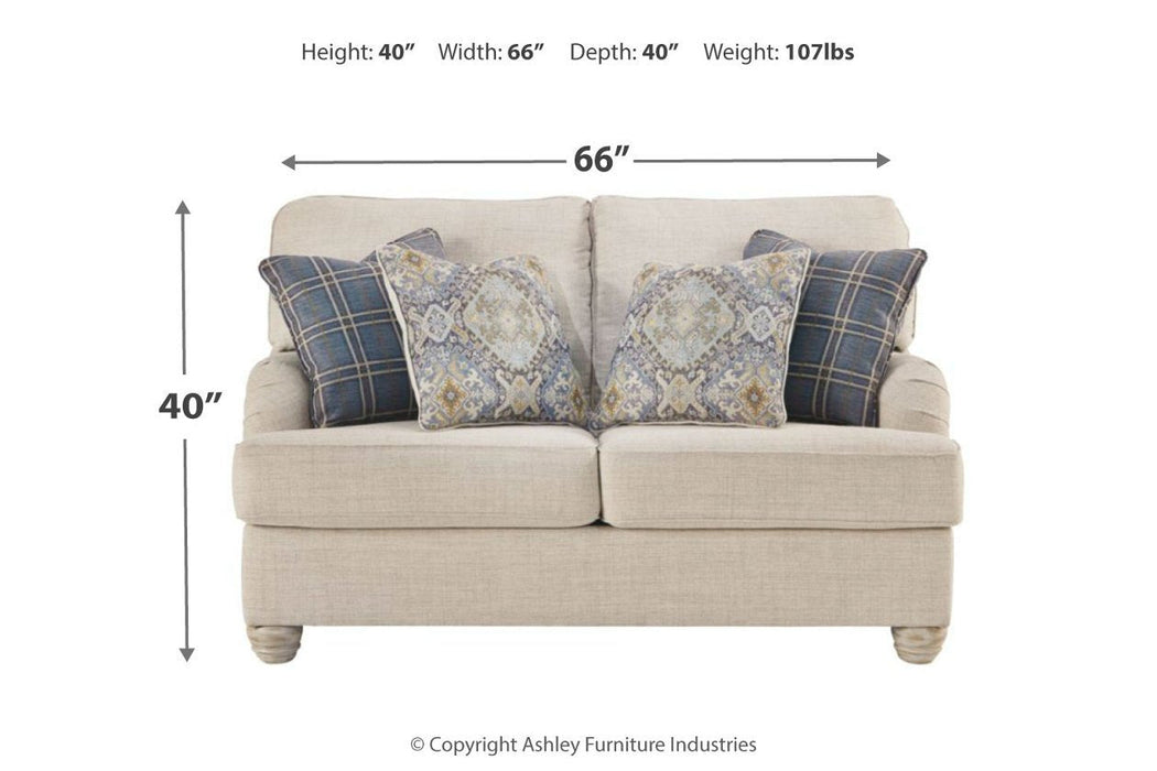 Traemore Linen Loveseat - 2740335 - Gate Furniture