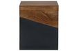 Trailbend Brown/Gunmetal Accent Table - A4000311 - Gate Furniture