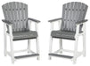 Transville Outdoor Counter Height Bar Stool (Set of 2) - P210-124 - In Stock Furniture