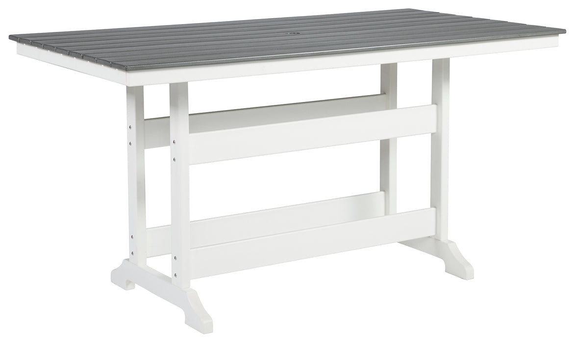Transville Outdoor Counter Height Dining Table - P210-642 - In Stock Furniture