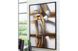 Trenick Gray/Brown/Black Wall Art - A8000318 - Gate Furniture