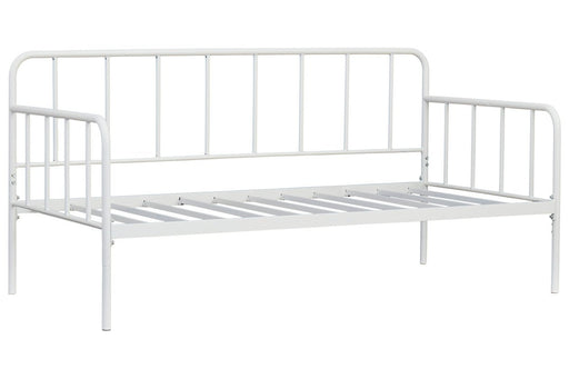 Trentlore White Twin Metal Day Bed with Platform - B076-280 - Gate Furniture